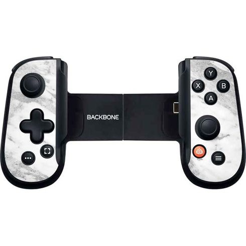 Silver Marble Backbone One for iPhone Game Controller Skin